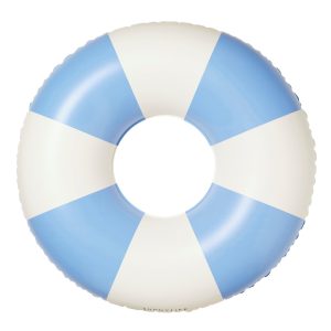 Tube Pool Ring: Blue Stripe