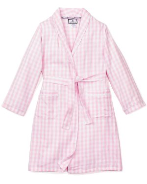 Pink Gingham Robe