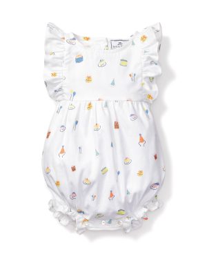 Birthday Wishes Ruffled Romper
