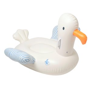 Kids Ride-On Float: Sid The Seagull - Blue Stripe