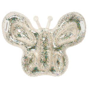 Kids Lie-On Float: Butterfly Cotton Candy - Glitter