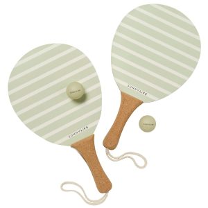 Vintage Beach Paddles: La Palma Sage Stripe