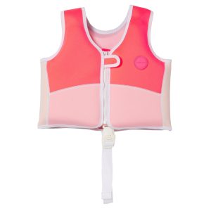Kids Swim Vest: Neon Strawberry (Age 2-3)