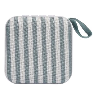 Portable Travel Speaker: Vacay Olive Stripe