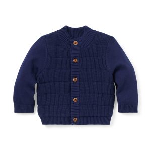 Baby Quilted Sweater Jacket