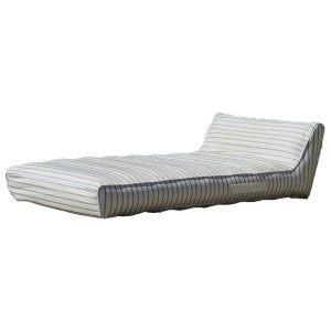 Luxe Lie-On Lounger: La Palma Sage Stripe