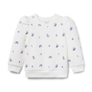 Floral Quilted Sweatshirt