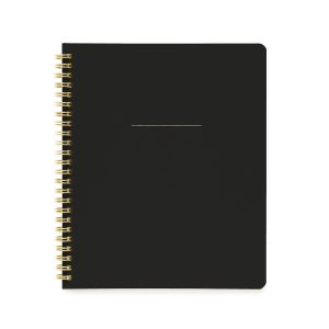 Spiral Notebook, Classic Black