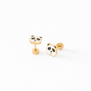 Panda Stud Earrings