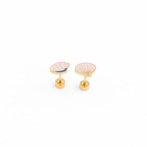 Shell Stud Earrings