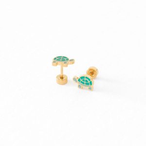 Turtle Stud Earring