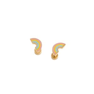Pastel Rainbow Stud Earrings