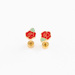 Rose Stud Earrings
