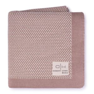 Stipple Pale Pink Baby Blanket