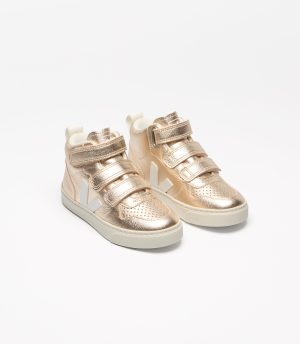 Veja Kid Metallic V-10 Mid Sneaker