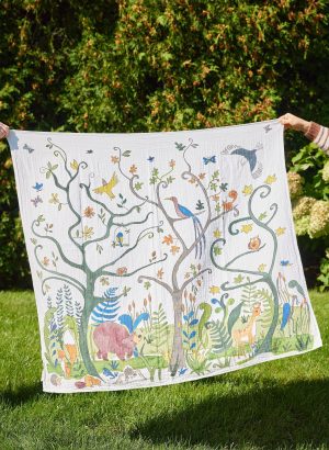 Alsatian Forest Shawl Blanket