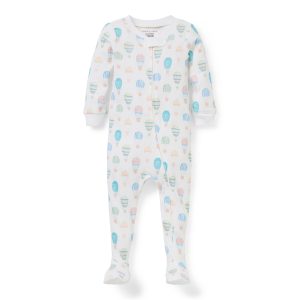Baby Good Night Footed Pajama In Hot Air Balloon