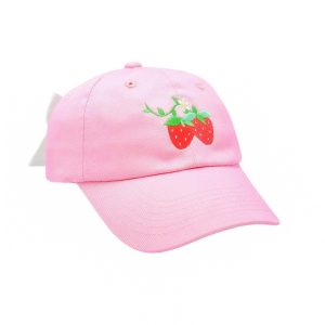 Strawberry Bow Baseball Hat
