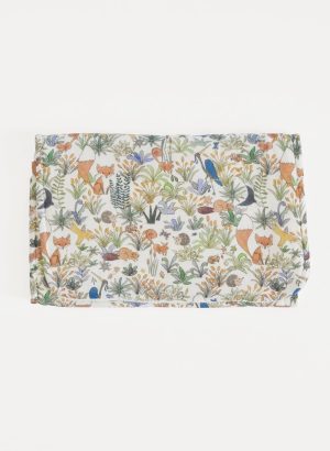 Foxy Forest Burp Cloth