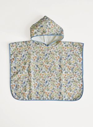 Foxy Forest Swim Poncho
