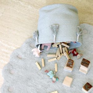 Basket Woody Pearl Blue