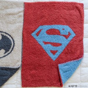 Double Layer Bamboni Blanket in Superman
