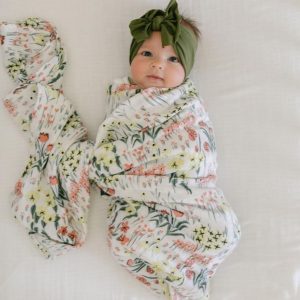 Bamboo Rayon Muslin Swaddle By Hope Roadside