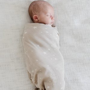Bamboo Rayon Muslin Swaddle Starry Night