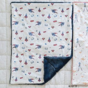 Minky Lush Blanket in Superman