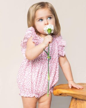 Infants Ruffled Romper in Sweethearts