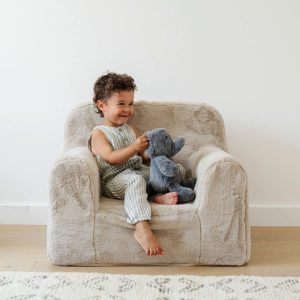 Snuggle Up Faux Fur Chair Buff