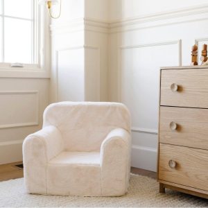 Snuggle Up Faux Fur Chair Cream