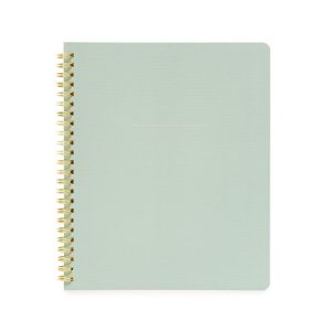 Spiral Notebook, Office Green