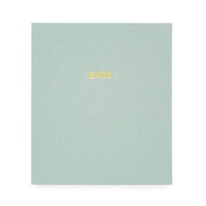 Mist Green Baby Book