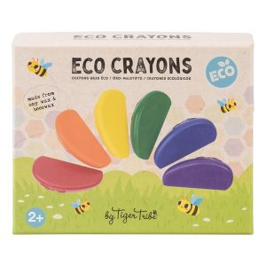 Eco Crayons (Set of 6 Rainbow Crayons)