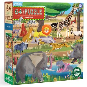 64 Piece Puzzle: Savanna