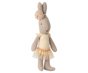 Micro Rabbit in Cream Ballet Suit & Skirt