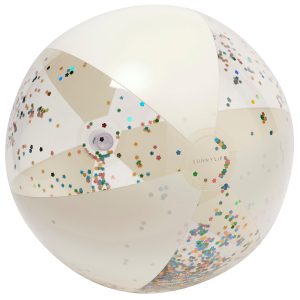 Inflatable Beach Ball: Cotton Candy Glitter
