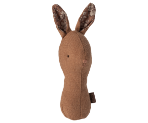 Lullaby friends, Bunny rattle - Chocolate