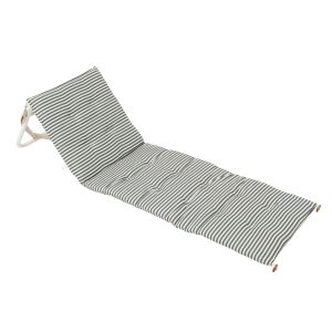 Reclining Beach Chair: Vacay Olive Stripe