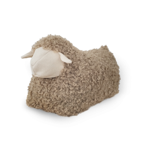 Baa Baa Sheep Taupe Pouf
