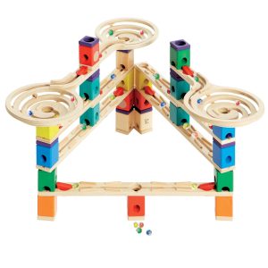 Quadrilla Wooden Marble Run Construction: Vertigo - 134 pcs