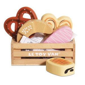 Bakery & Patisserie Wooden Market Crate - 6 Piece
