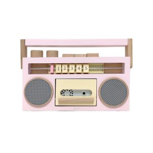 Retro Tape Recorder Boombox - Pink
