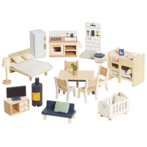 Complete Dolls house Furniture Set - 35 Piece
