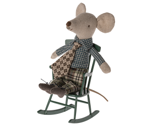 Rocking Chair, Mouse - Dark Green