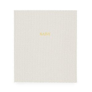 Cream and Black Pindot Baby Book