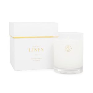 Crisp White Linen Signature Candle