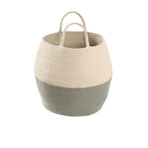 Basket Zoco Vintage Blue-Natural
