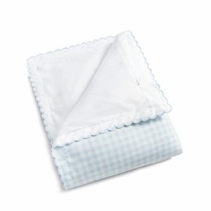 Picnic Gingham Baby Duvet Set - Blue